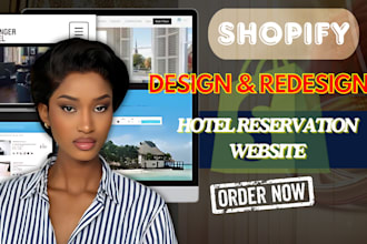 build shopify hotel reservation website spa booking website travel website