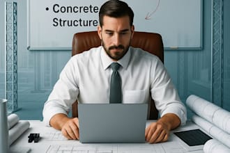 concrete and steel structural design plans for residential projects