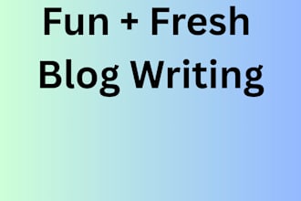 write casual, relatable blog posts, bios, or social media content