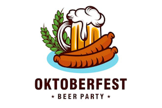 design fantastic oktoberfest logo for you with new concept