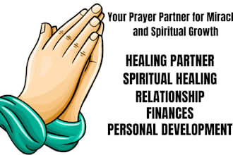 be your prayer partner for miracles and spiritual growth