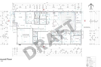do architectural permit drawing set in autocad and revit
