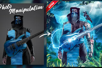 do professional photoshop editing, retouching and realistic photo manipulation