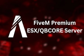 create a fivem server for esx qbcore and be your developer