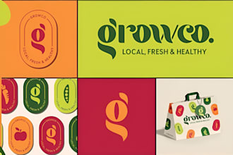 design modern logo and brand identity