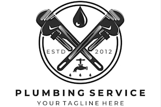 design high quality gorgeous plumbing logo