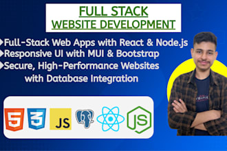build, rebuild, and customize full stack websites with react, node, and postgres
