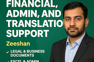 do legal translation, writing, tax preparation and business reports consultant