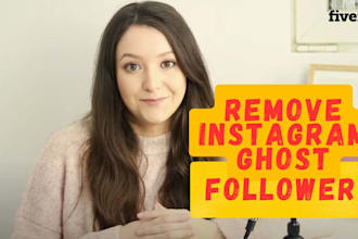 clean up instagram account and remove bot ghost followers