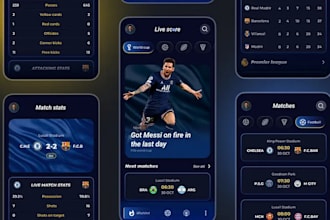 build golf booking app, sport website, fantasy football app, golf website