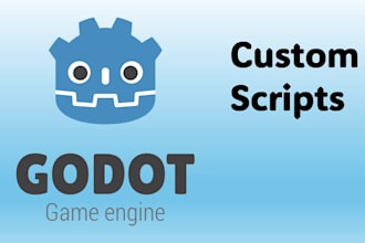 write custom godot scripts