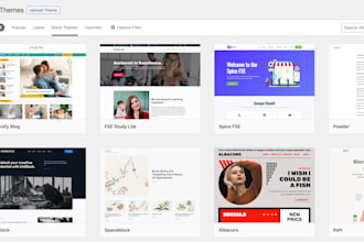 create responsive modern wordpress website or web design