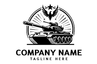create attractive tank logo with unlimited revisions