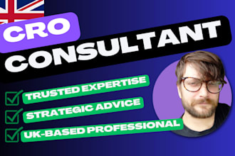 be your cro and UX consultant for better websites and higher conversions