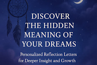 write a deep dream analysis and life reflection letter for you
