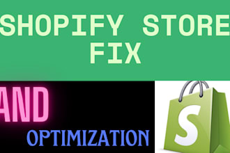 do shopify optimization ,fix broken links for SEO ranking