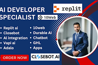 build replit ai closebot debugging ai integration adalo vapi ai 10web durable ai