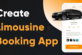 develop limousine, chauffeur and taxi booking app and website, car marketplace