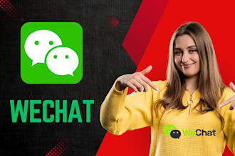 help to create wechat via scan