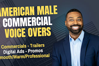 record a voice over for your commercial or advertisement