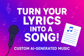 turn your lyrics into a full song with ai