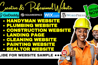handyman, painting, pressure car washing service, junk, cleaning carrd website
