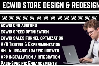 build ecwid store redesign ecwid website ecwid seo optimization and marketing