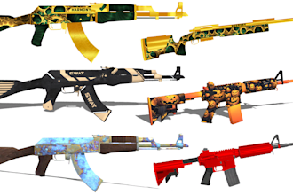 design a skin texture, vehicle paint job or weapon paint job for gta san andreas