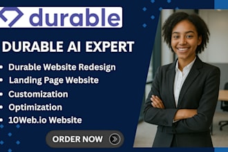 design converting durable ai forum website with 10web ai
