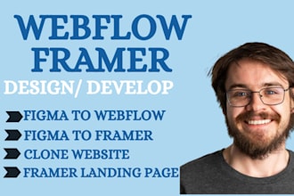 design, redesign webflow website, figma to framer webflow, framer website