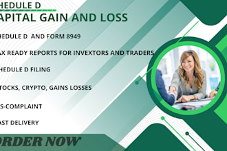 accurately prepare your schedule d for capital gains and losses