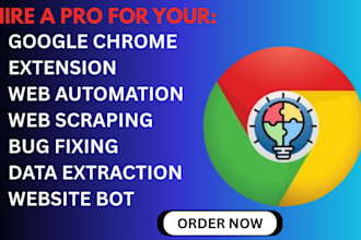 develop custom chrome extension google chrome extension for any your idea
