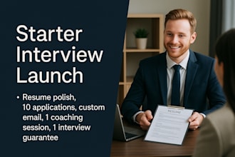 find jobs, secure interviews, coach you, and land you offers