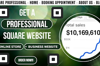 design business square onlinestore squarespace website redesign squareup website
