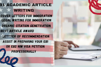 write and publish article in peer review journals for eb1, eb1a, niw criteria
