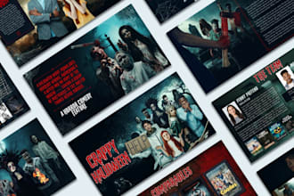 pitch deck presentation for your film, web, tv series or podcast
