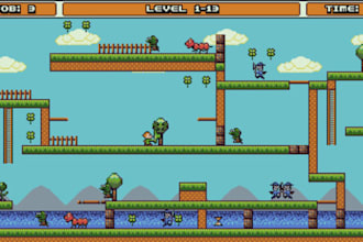 develop unity 2d game multiplayer video game 2d unity mobile game development