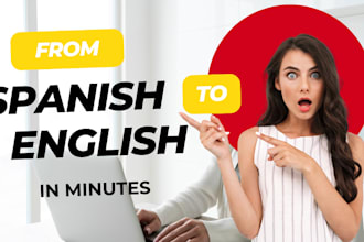 transcribe and translate your spanish video into english