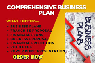write investor ready business plan, franchise proposal, business proposal, sba