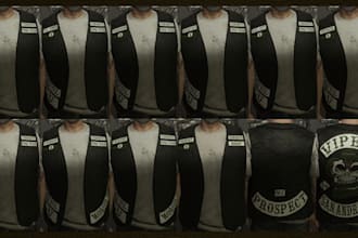 create custom fivem mc kuttes, mc patch, mc cuts with ranks and side rockers