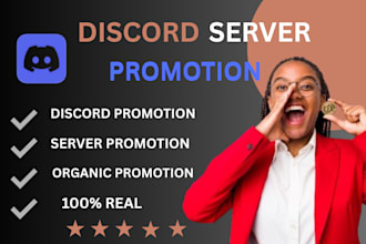 advertise, promote your discord server organic growth to get real active users