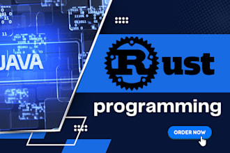 do programming in rust, python and javascript coding