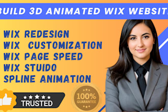 build wix website animation 3d animated website wix studio design