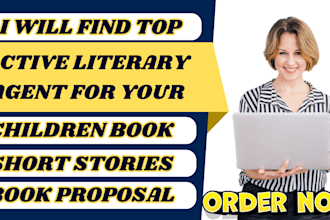 find top active literary agents for your books or any genre,write query letter