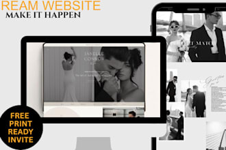 develop customized wedding website, wordpress expert with guest management