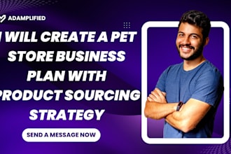 create a pet store business plan with product sourcing strategy
