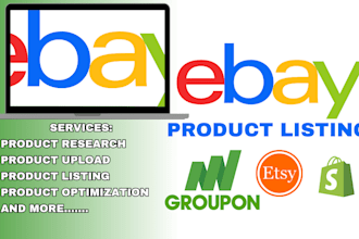 do ebay lister amazon to ebay dropshipping SEO product listing shopify data entr