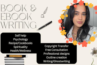 ghost write your health, or wellness ebook, self help ghost book writer