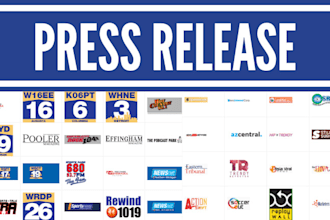 write and distribute your press release to top news site online