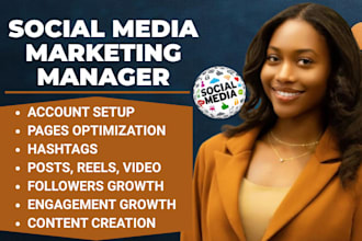 be your social media marketing manager and content creator for your business